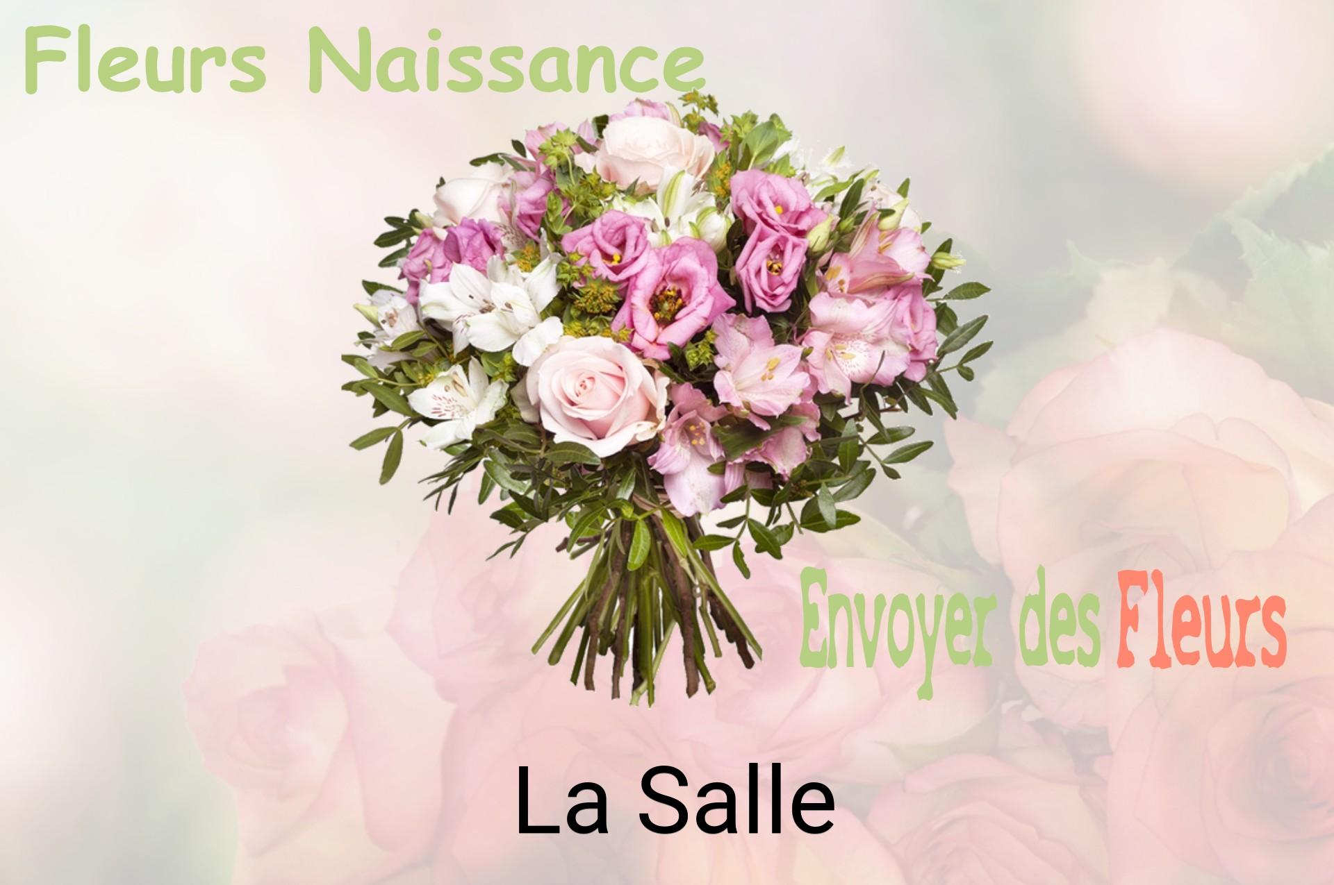 Bouquet de fleurs de naissance livré à La Salle